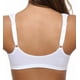 Just My Size 1107 Soutien-Gorge Sans Fil à Fermeture avant pour Femmes Blanc Taille - 40B – image 4 sur 4