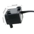 thumbnail image 5 of Milue Aquarium Water Pump Mini Submersible Fountain Pump LED Light for Hydroponics, 5 of 11