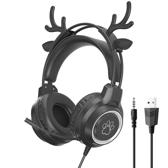 Wired Headphones with Mic, Type C Headphones, Volume Control Type-C Wired Headphone, Plug in Laptop、Phone, Headphone On Ear
