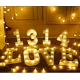 thumbnail image 4 of Letrero luminoso LED con números y letras para marquesina, ideal para bodas, cumpleaños, fiestas, Navidad, luz nocturna, decoración para el hogar y el bar (7), 4 of 5
