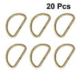 thumbnail image 3 of LOLIPPYY 20Pcs D Shape Metal Rings for DIY Crafts and Luggage Straps, 3 of 8