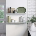 thumbnail image 5 of Ballucci 36" Floating Shelves, 2-Pack Wood Wall Shelf Set with Invisible Brackets, 6" Deep, Gray Oak, 5 of 8