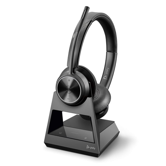Sistema de auriculares inalámbricos DECT Poly Savi 7320 Ultra-Secure