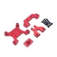 thumbnail image 2 of Soportes de amortiguadores delanteros y traseros para Wltoys 124018 de coche RC 1:12 rojo, 2 of 9