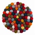thumbnail image 1 of Handmade Colored Wool Felt Singing Bowl Mat Buddhist Tibetan Singing Bowls Round Mats Percussion Instruments Accessories,1 x Percussion Instrument Adornment mat,Multicolor, 1 of 7