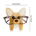 thumbnail image 2 of Cute Creative Animal Glasses Frame - Home Office Decoration Desktop Glasses Holder, Hand - Made with Wood, 2 of 7