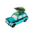 thumbnail image 3 of Stp Goods Retro Car Glass Christmas Ornament Set of 2 Hand-Painted Christmas Tree Ornament Christmas Tree Hanging Decorations, Blue and Gold, 3 of 7