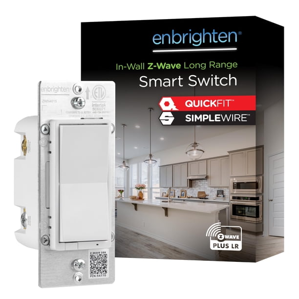Interruptor de paleta Enbrighten serie 800 Z-Wave de encendido/apagado 76591