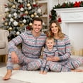 thumbnail image 6 of Tumao Family Christmas Pyjamas Set, Sleepwear Long Sleeve with Elk, PJs Xmas Festival Party Holiday Nightwear Dad Mom Adults, 6 of 9