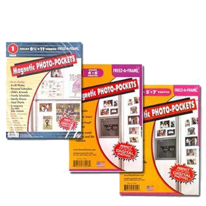 3 Photo Frames & 1 Magnet Soccer 4-In-1 Magnetic Photo Frame, NEW IN PACKAGE 