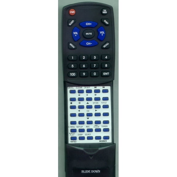 Replacement Remote for MAGNAVOX NA473UD, RTNA473UD, NA473, ZC320MW8