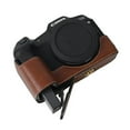 thumbnail image 3 of GadgetCom Coque de Protection en Cuir PU Antidérapante Compatible avec Canon EOS R8, 3 of 7