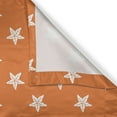 thumbnail image 4 of Ambesonne Starfish Window Valance, Aquarium Fauna Pattern, 54" X 12", Orange White, 4 of 5