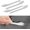 Silver, variant on 4PCS Door Handle Cover Real Carbon Fiber 3D Sticker Wrap Covers Exterior Trim Door Sill Protector Accessories