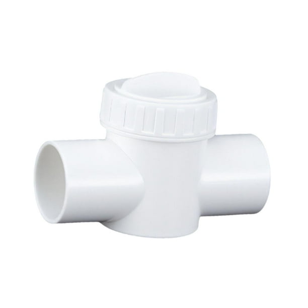 Accesorio para válvula de control de acuario, reducción de ruido, regulador de flujo y manguera de salida. Blanco 32 mm