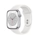 thumbnail image 1 of Correa reacondicionada para Apple Watch Series 8, GPS, 45 mm, color blanco plateado, 1 of 6