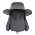 thumbnail image 1 of Gorra De Protección Solar UPF 50+, Sombrero De Pesca De Ala Ancha Con Cubierta Extraíble Para Solapa De Cuello Y Cara Para Exteriores, 1 of 8