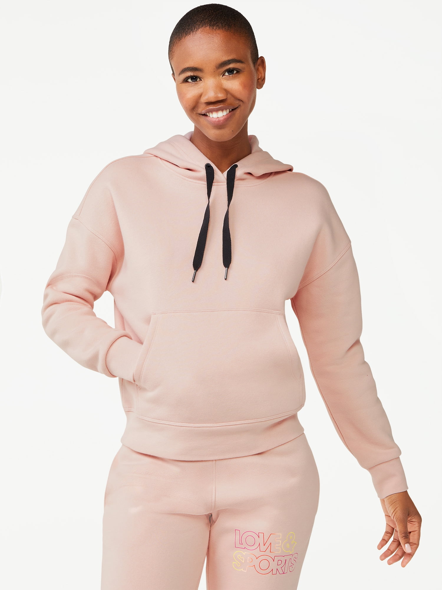 Love & Sports Women’s Heavyweight Fleece Pullover Hoodie