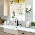 thumbnail image 5 of Cute Pig Balloon Curtains 63 Inch Length for Living Room/Bedroom, County Sunflowers Truck Farmhouse Black White Plaid Rod Pocket Privacy Door Curtains Decorative Tie Up Shade for Window 52"x63", 5 of 8