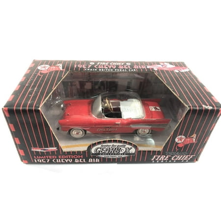 Gearbox 1957 Chevy Bel Air Red Texaco Sky Chief Series #2 Diecast Replica Pedal