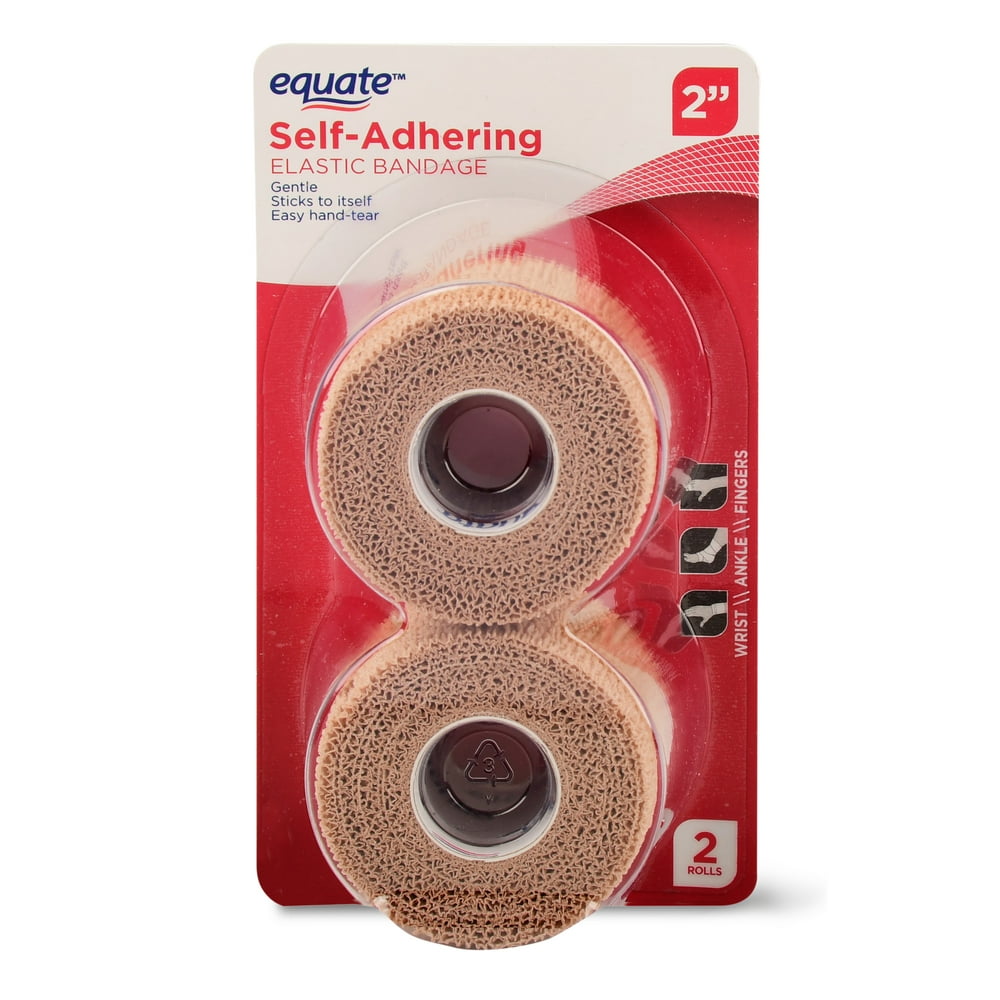 Equate SelfAdhering 2" Elastic Bandages, 2 Count
