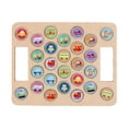 thumbnail image 1 of Juego de mesa de ajedrez de madera, clásico juego de estrategia, portátil, educativo, lógico, regalo S, 1 of 9