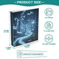thumbnail image 5 of Books Flying 3 Ring Hardcover Binders 1.5in Round Rings for Letter-Size Folder Paper Organizer Pockets for Office Student Recipe, 5 of 9