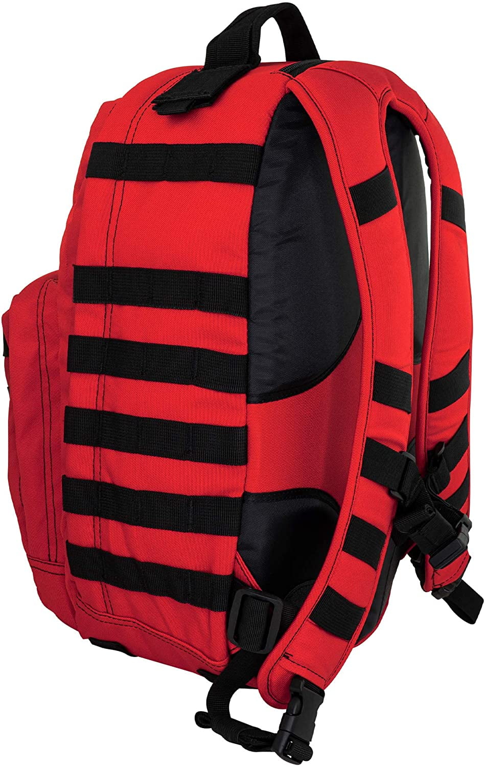 LINE2design First Aid Trauma Backpack Kit - EMS Medical Molle Bag Kit - Red