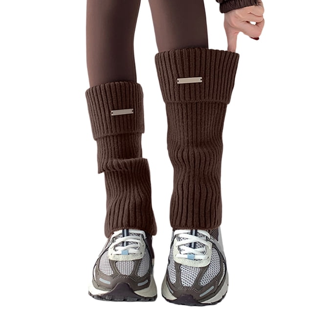 TINZ Chaussettes d'Hiver pour Femmes Chaudes et Confortables, Collants Filet, Bottes Ringleader, Bas Genoux Transparents pour Femmes