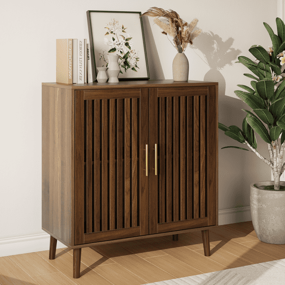 Algherohein Buffet Cabinet with Storage,Sideboard Kitchen Storage Cabinet with Adjustable Shelf