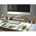 thumbnail image 6 of Green Tropical Leaves Desk Mat XL Large Gaming Mouse Pad Green Sage Plant Laptop Keyboard Mouse Mat Office Supplies Desk Decor Accessories for Women, Desk Mats Pads on top of Desks, 31.5x11.8 in, 6 of 6