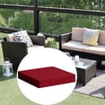 thumbnail image 4 of Cojines para patio perfecl Alfombrilla para asiento Vino Rojo 40x40x5cm, 4 of 8