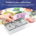 thumbnail image 5 of 25Pcs Hard Plastic Dollar Bill Holders, 6.6" x 2.8" Clear Paper Money Sleeve Collector Bill Protector, Hard Plastic Paper Currency Protectors for Bills, 5 of 8
