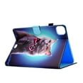 thumbnail image 5 of Dteck Case for iPad Pro 11-inch 3rd Gen/iPad Pro 11" 2nd Gen,iPad Pro 11" 2021/2020/2018 Case Magnetic Leather Pattern Card Holder Wallet Case Kickstand Shockproof Smart Folio Cover,Cat, 5 of 7