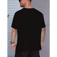 thumbnail image 4 of Camiseta con estampado "Retired" para hombre, informal, de mezcla de algodón, manga corta y cuello redondo, ropa para exteriores., 4 of 6