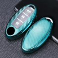 thumbnail image 1 of Car Key Fob Cover Case Protector TPU Carbon Fiber Remote Car Key Fob Case Cover Holder Shell For Nissan Infiniti, 1 of 12