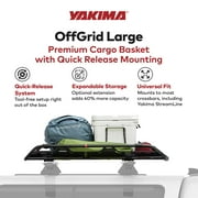 Yakima OffGrid Large Premium Cargo Basket Rack with Quick Release Mounting