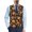 Mushroom Forest Design, variant on POLERO Reindeer Tree Snowflake Mens Suit Vest for Corporate Formal, Slim Fit Men's Suit Vest Button Woven Fabric Men's V-Neck Suit Vests