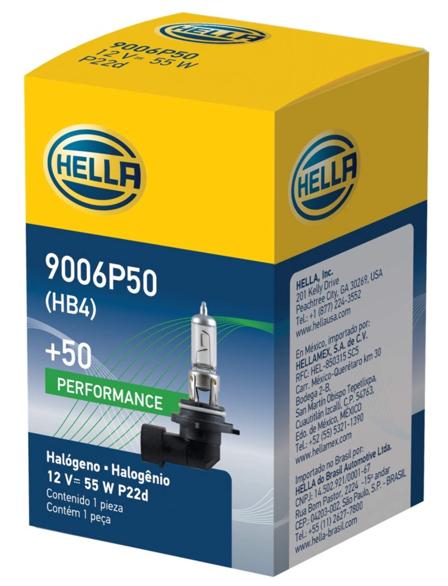 Hella 9006P50TB Headlight Bulb