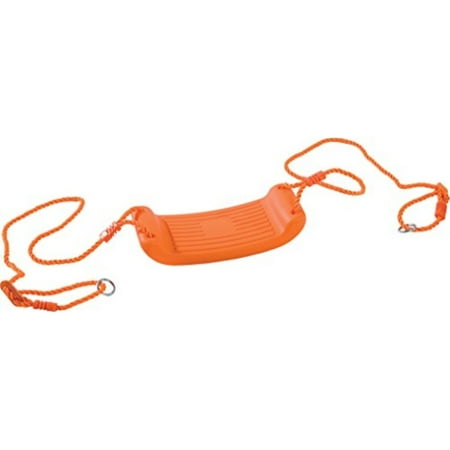 Pure Fun Home Playground Equipment: Weather-Resistant Swing Seat with Rope, Youth Ages 3 to 7