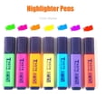 thumbnail image 4 of SagaSave 8Pcs Highlighter Pens Marker Pens Chisel Tip Assorted Color, 4 of 7