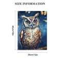 thumbnail image 2 of ONETECH  Owl Wall Decor Owl and Butterfly Picture Owl Family Framed Canvas Art Print Living Room Bedroom Wall Decor 12x16 in, 2 of 5