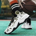 thumbnail image 6 of Men's High-Top Sneakers/ Basketball Shoes with Anti-Slip Rubber Sole,Breathable Mesh Upper,All-Terrain Traction,Ideal for Basketball, Casual Attire - Durable Comfortable with Enhanced Grip, Men Shoes, 6 of 9
