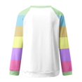 thumbnail image 4 of FAIWAD Chandail de Pâques pour Femmes Manches Longues Col Rond Tunique Hauts Graphique de Pâques chandail Blouse, 4 of 5