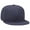 Navy, variant on OTTO SNAP Wool Blend Twill Round Flat Visor 6 Panel Pro Style Snapback Hat - Char. Gray