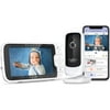 Hubble Nursery Pal Link Premium Smart Wi-Fi Enabled Baby Monitor with 5-inch HD Color Parent Unit Viewer