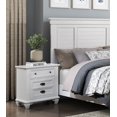 thumbnail image 2 of Esofastore 5-Piece Transitional Solid Wood Queen Bedroom Set, White, 2 of 7