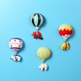 thumbnail image 1 of Imanes de nevera lindo globo de aire caliente resina decoración imán mensaje pegatina creativo animal viaje refrigerador colgante, 1 of 4