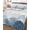 Lake blue, White, variant on Full Size Quilt Bedding Set, Coastal Starfish Reversible Summer Quilt 3 Pieces, Ocean Weeping Coral Beach Conch Orange Lightweight Bedspreads Coverlets with 2 Pillow Shams for All Seasons
