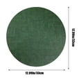 thumbnail image 3 of Snmubt Fabric Leather Round Table Mats Double Sided Placemats Hotel Household Western Food Mats Bowl Mats (Green), 3 of 6